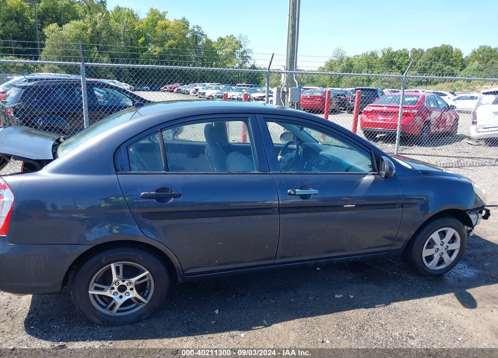 2009 HYUNDAI ACCENT GLS VIN: KMHCM46C69U321357