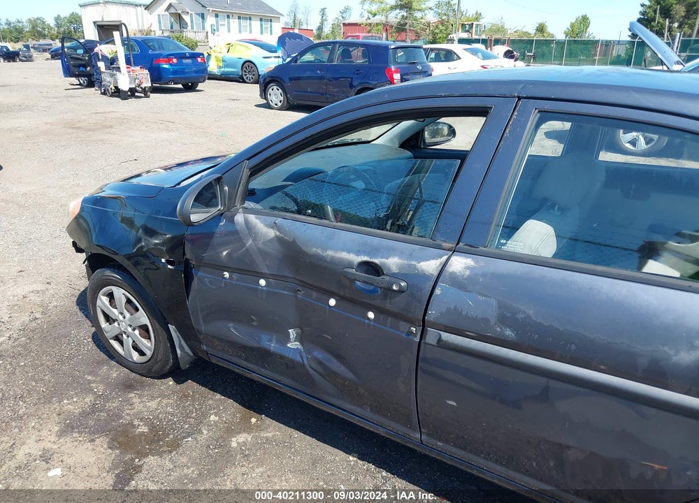2009 HYUNDAI ACCENT GLS VIN: KMHCM46C69U321357