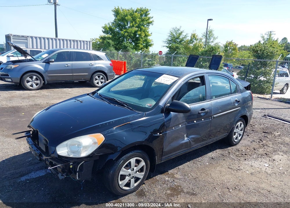 2009 HYUNDAI ACCENT GLS VIN: KMHCM46C69U321357