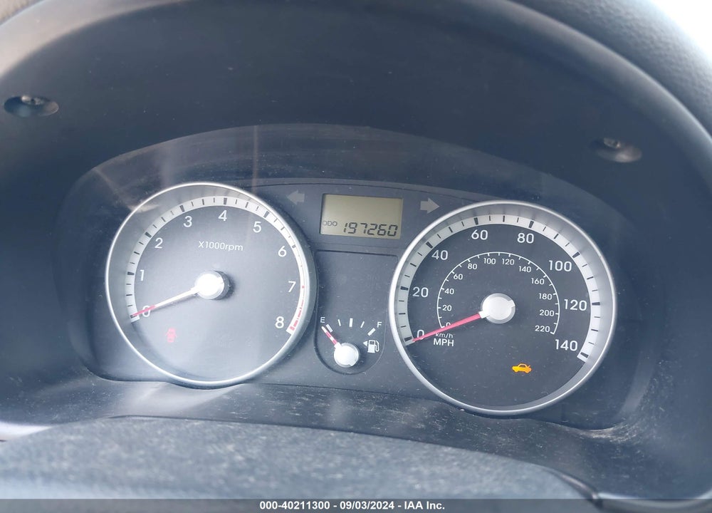2009 HYUNDAI ACCENT GLS VIN: KMHCM46C69U321357
