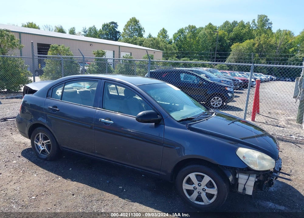 2009 HYUNDAI ACCENT GLS VIN: KMHCM46C69U321357