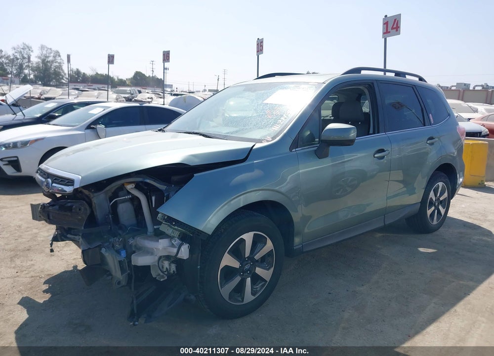 2018 SUBARU FORESTER 2.5I LIMITED VIN: JF2SJAJC0JH573554
