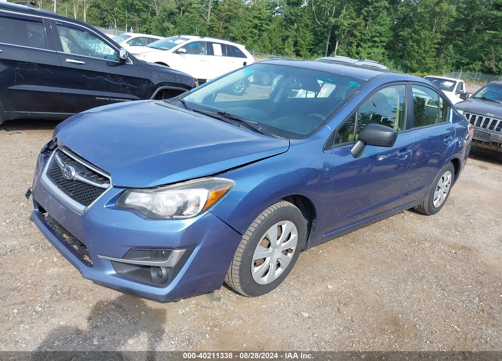 2016 SUBARU IMPREZA 2.0I VIN: JF1GJAA67GG005949