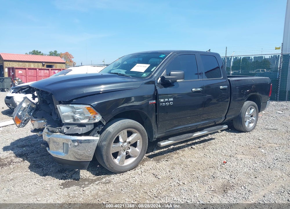 2018 RAM 1500 BIG HORN QUAD CAB 4X4 6'4 BOX VIN: 1C6RR7GT9JS155620