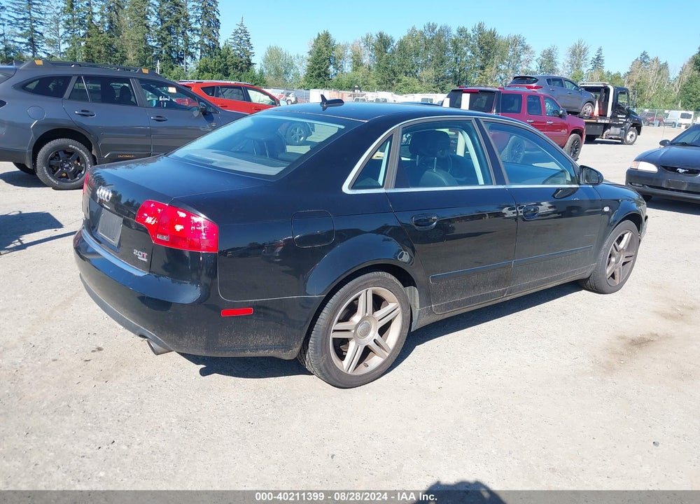 2006 AUDI A4 VIN: WAUDF78E86A027570