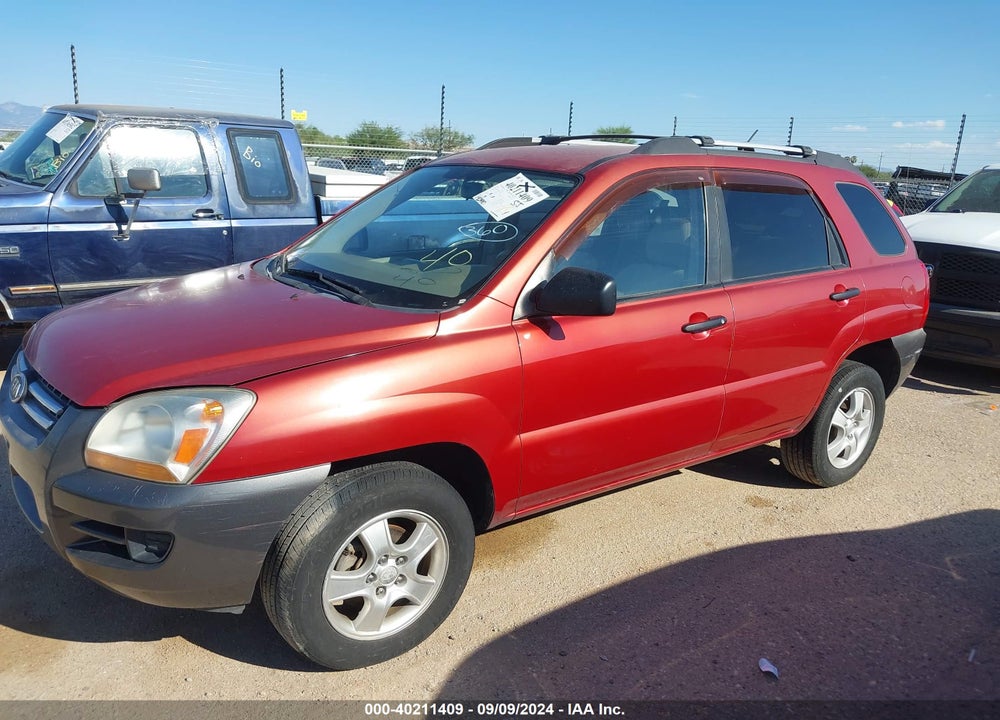 2007 KIA SPORTAGE LX VIN: KNDJF724877439105