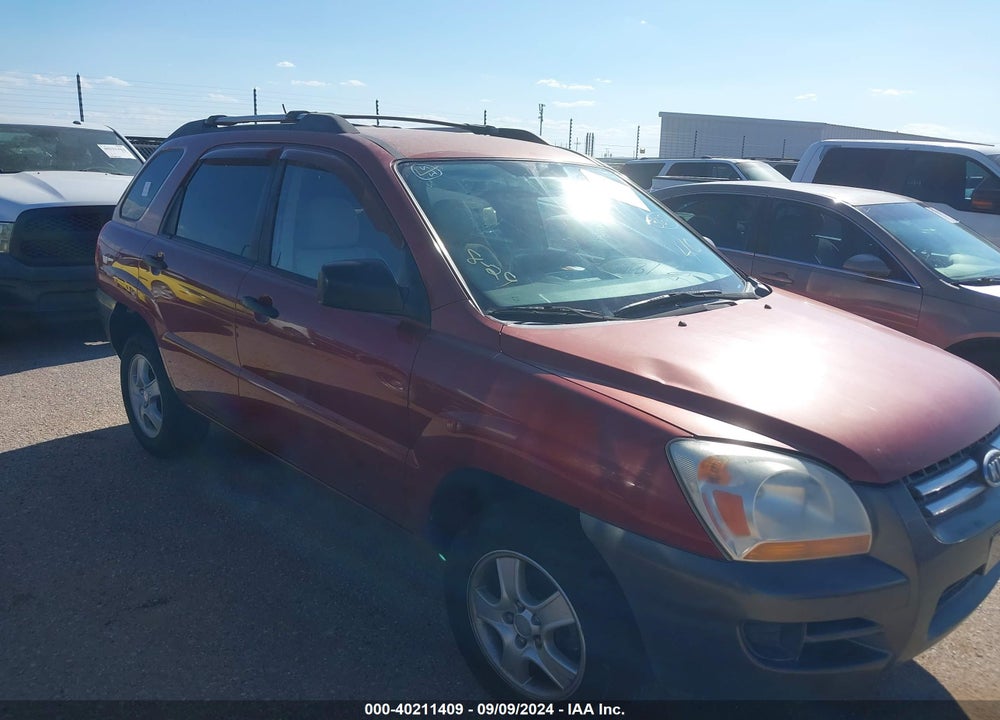 2007 KIA SPORTAGE LX VIN: KNDJF724877439105