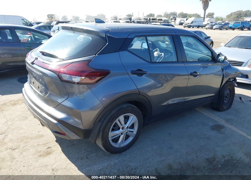 2021 NISSAN KICKS S XTRONIC CVT VIN: 3N1CP5BV2ML553954