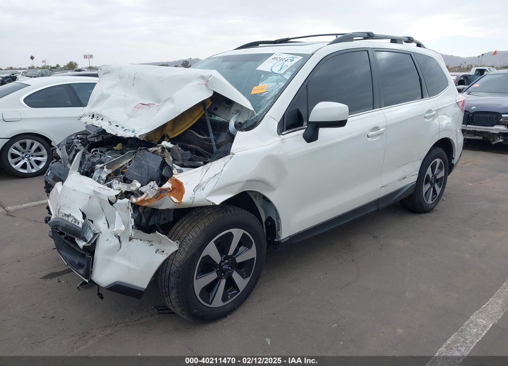 2018 SUBARU FORESTER 2.5I LIMITED VIN: JF2SJARCXJH421348