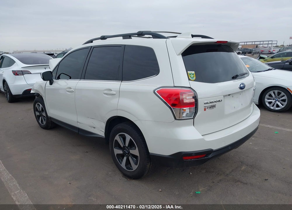 2018 SUBARU FORESTER 2.5I LIMITED VIN: JF2SJARCXJH421348