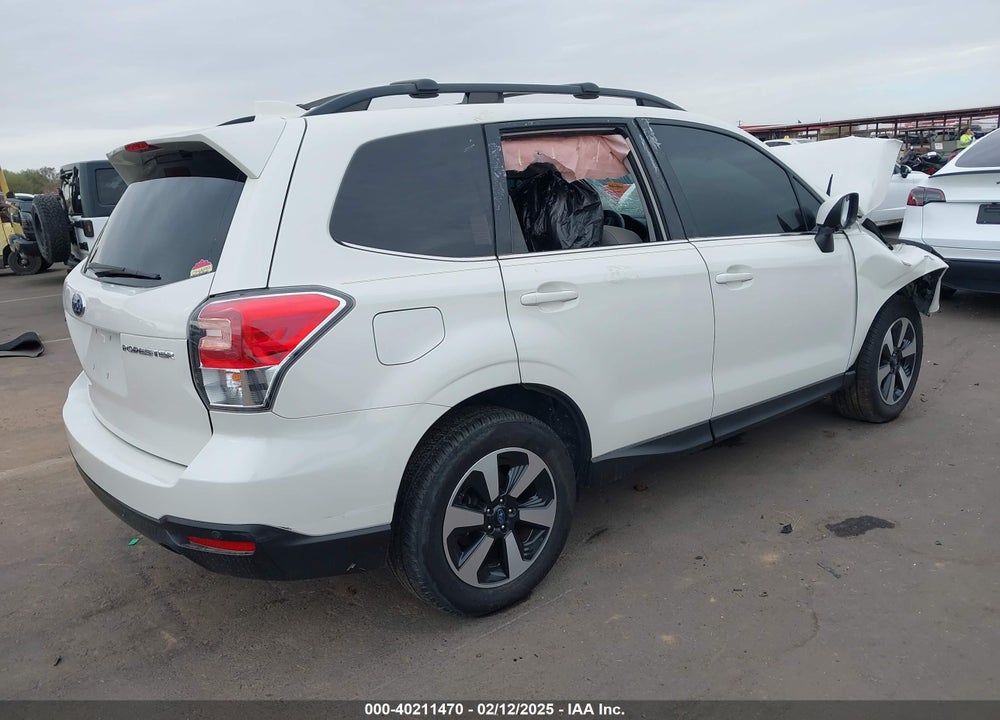 2018 SUBARU FORESTER 2.5I LIMITED VIN: JF2SJARCXJH421348