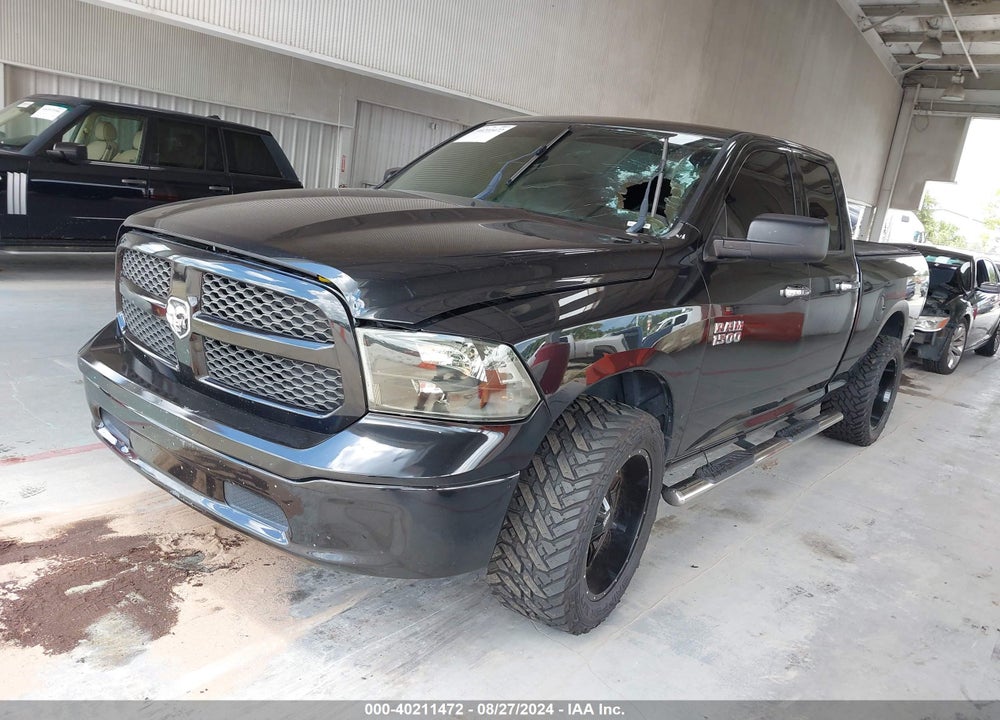 2017 RAM 1500 SLT QUAD CAB 4X2 6'4 BOX VIN: 1C6RR6GG1HS804141