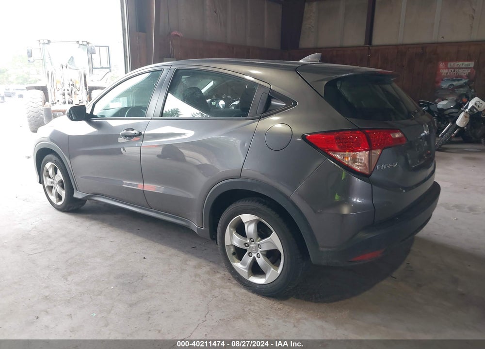 2016 HONDA HR-V LX VIN: 3CZRU6H39GM729516