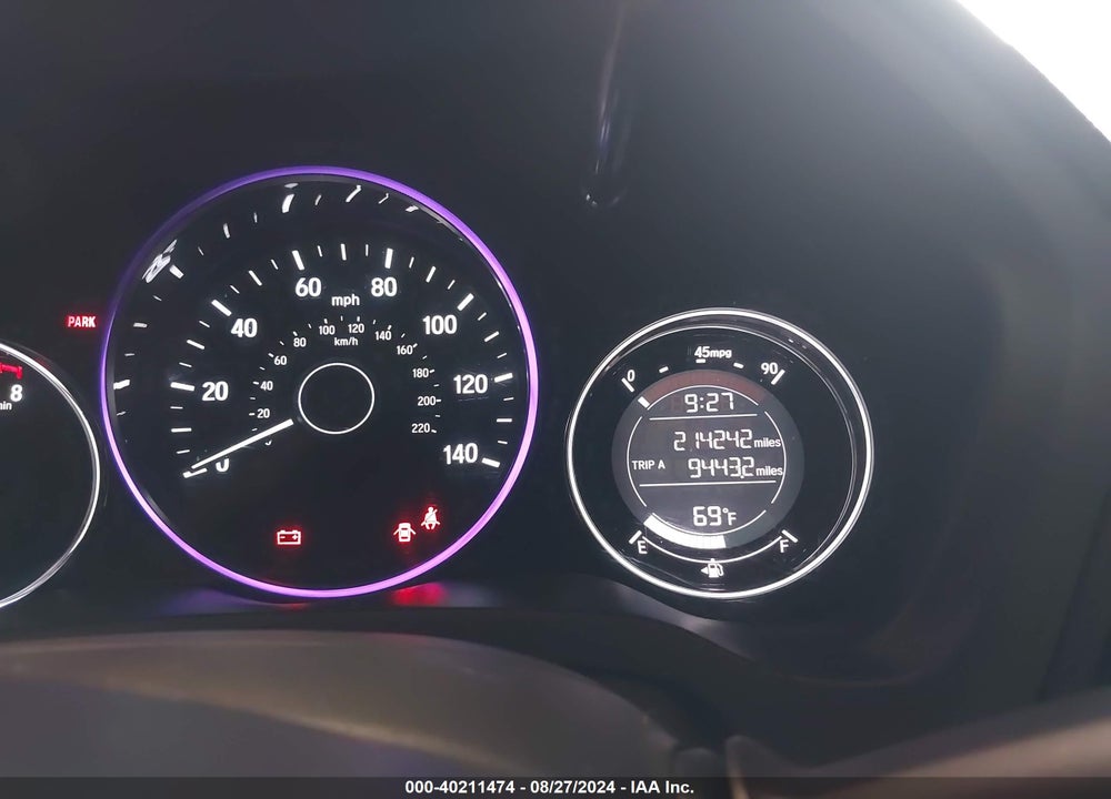 2016 HONDA HR-V LX VIN: 3CZRU6H39GM729516