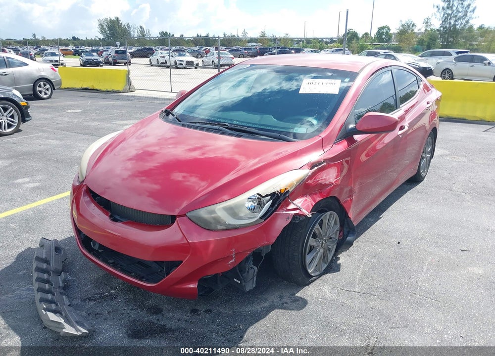 2015 HYUNDAI ELANTRA SE VIN: KMHDH4AE8FU350727