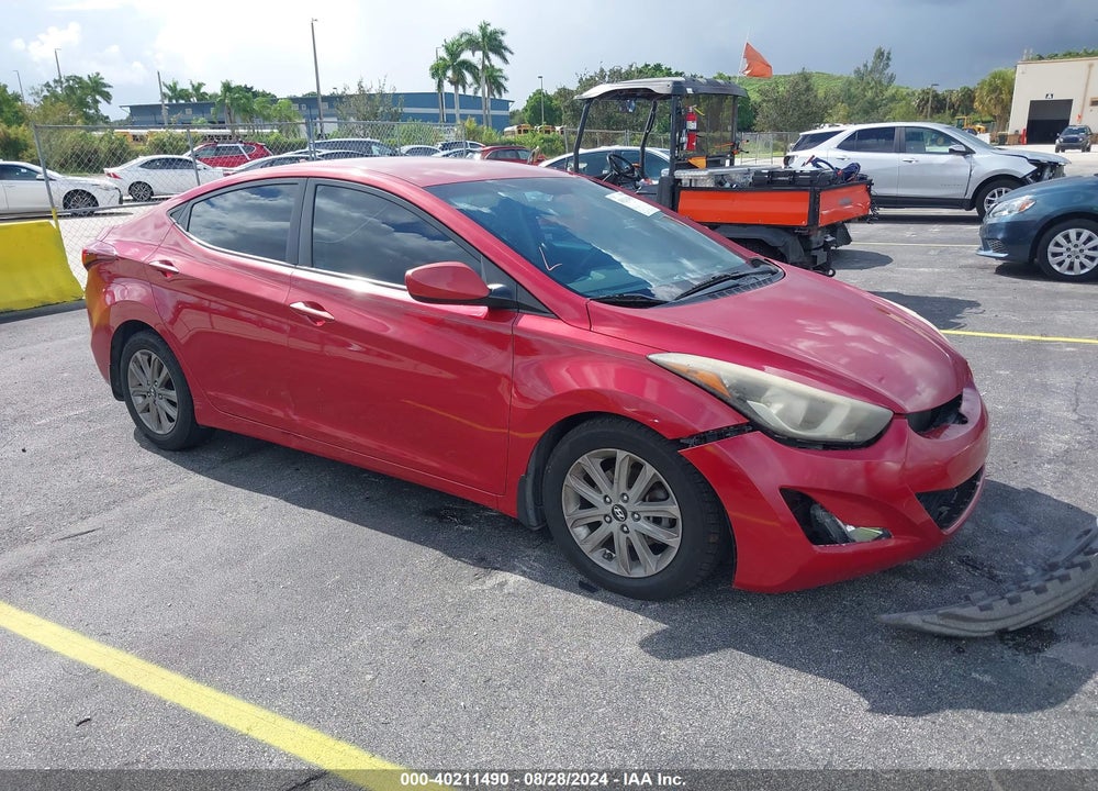 2015 HYUNDAI ELANTRA SE VIN: KMHDH4AE8FU350727