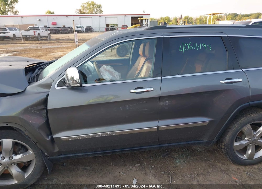 2013 GRAND JEEP  CHEROKEE OVERLAND VIN: 1C4RJFCT4DC625597