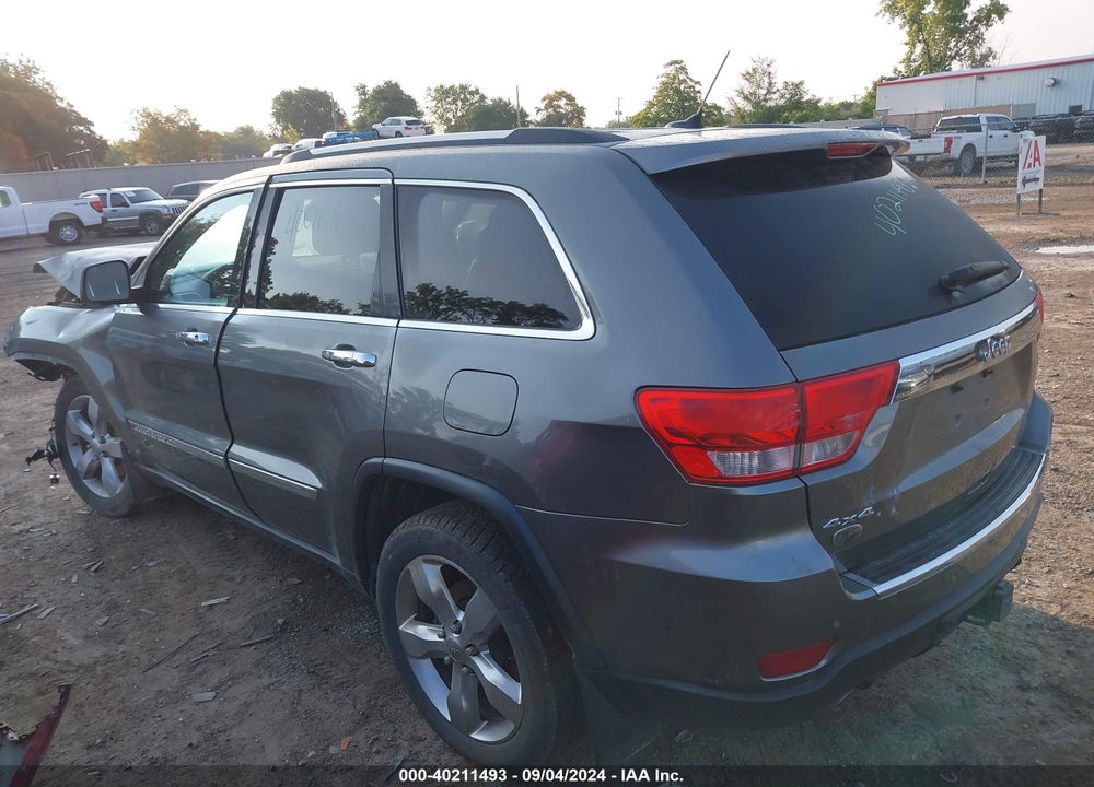 2013 GRAND JEEP  CHEROKEE OVERLAND VIN: 1C4RJFCT4DC625597