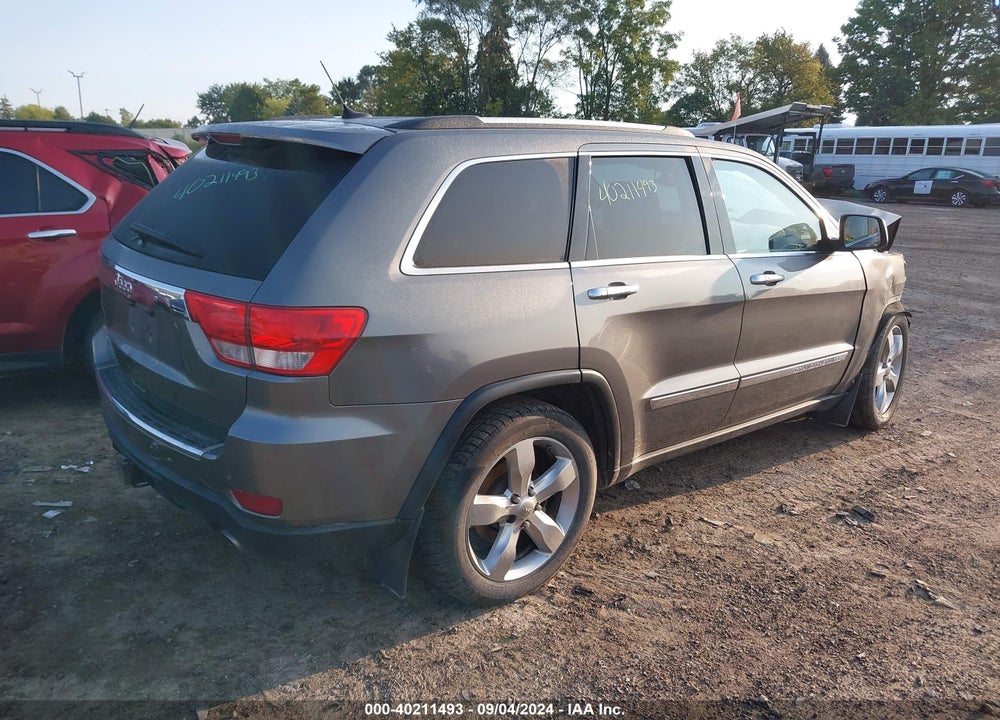 2013 GRAND JEEP  CHEROKEE OVERLAND VIN: 1C4RJFCT4DC625597