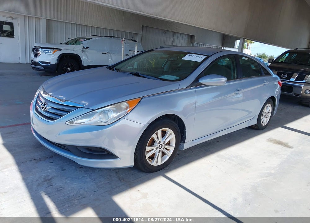 2014 HYUNDAI SONATA GLS VIN: 5NPEB4AC4EH886382