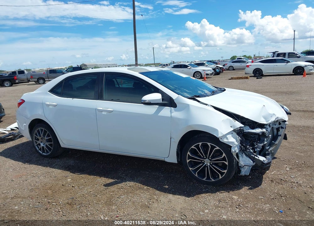 2015 TOYOTA COROLLA S PLUS VIN: 5YFBURHE8FP202701