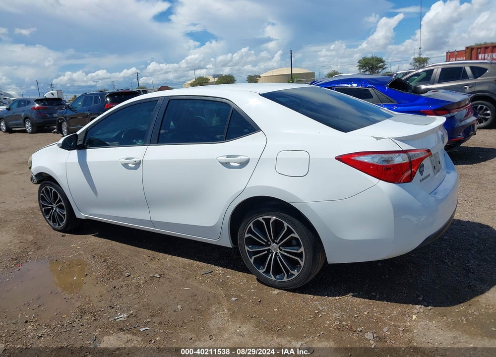 2015 TOYOTA COROLLA S PLUS VIN: 5YFBURHE8FP202701