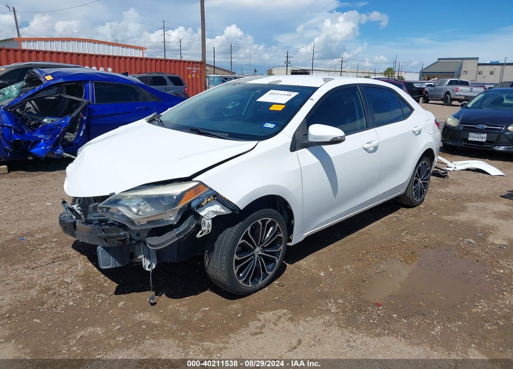 2015 TOYOTA COROLLA S PLUS VIN: 5YFBURHE8FP202701