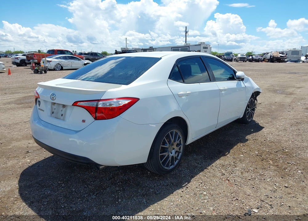 2015 TOYOTA COROLLA S PLUS VIN: 5YFBURHE8FP202701