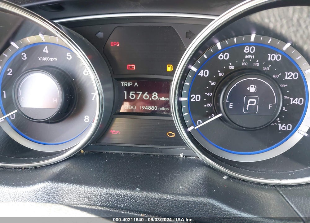2012 HYUNDAI SONATA GLS VIN: 5NPEB4AC6CH367914