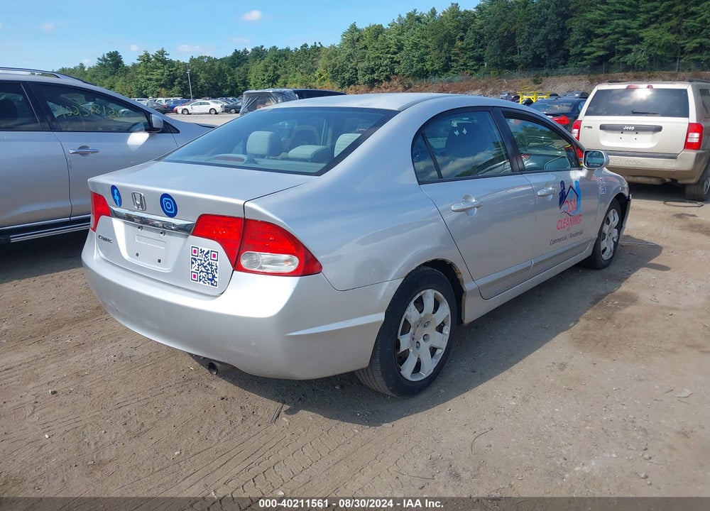 2009 HONDA CIVIC LX VIN: 2HGFA16519H362171