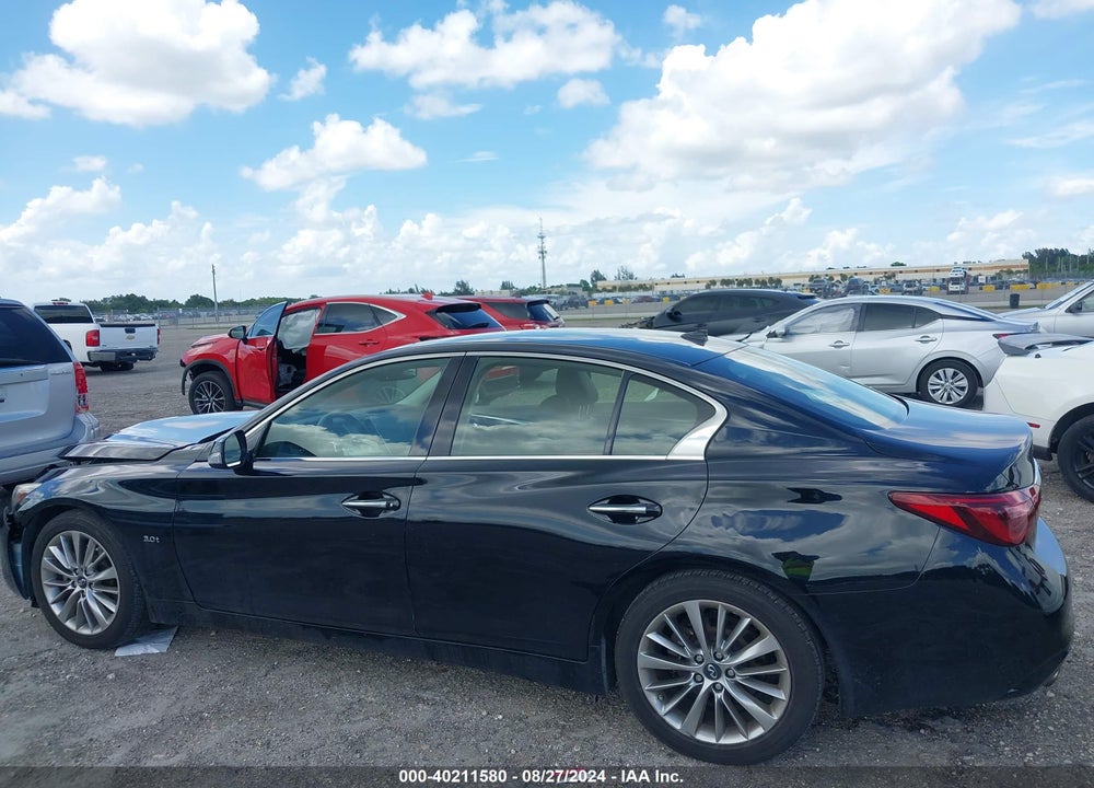 2018 INFINITI Q50 3.0T LUXE VIN: JN1EV7AP8JM591168