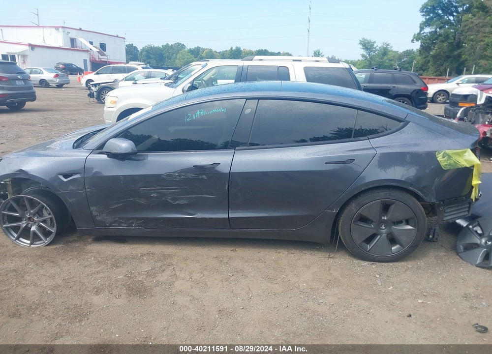 2022 TESLA MODEL 3 LONG RANGE DUAL MOTOR ALL-WHEEL DRIVE VIN: 5YJ3E1EB2NF200885