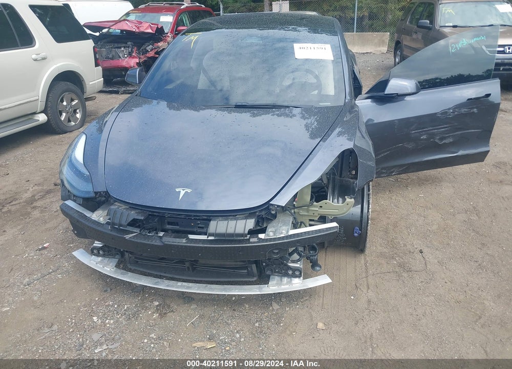 2022 TESLA MODEL 3 LONG RANGE DUAL MOTOR ALL-WHEEL DRIVE VIN: 5YJ3E1EB2NF200885