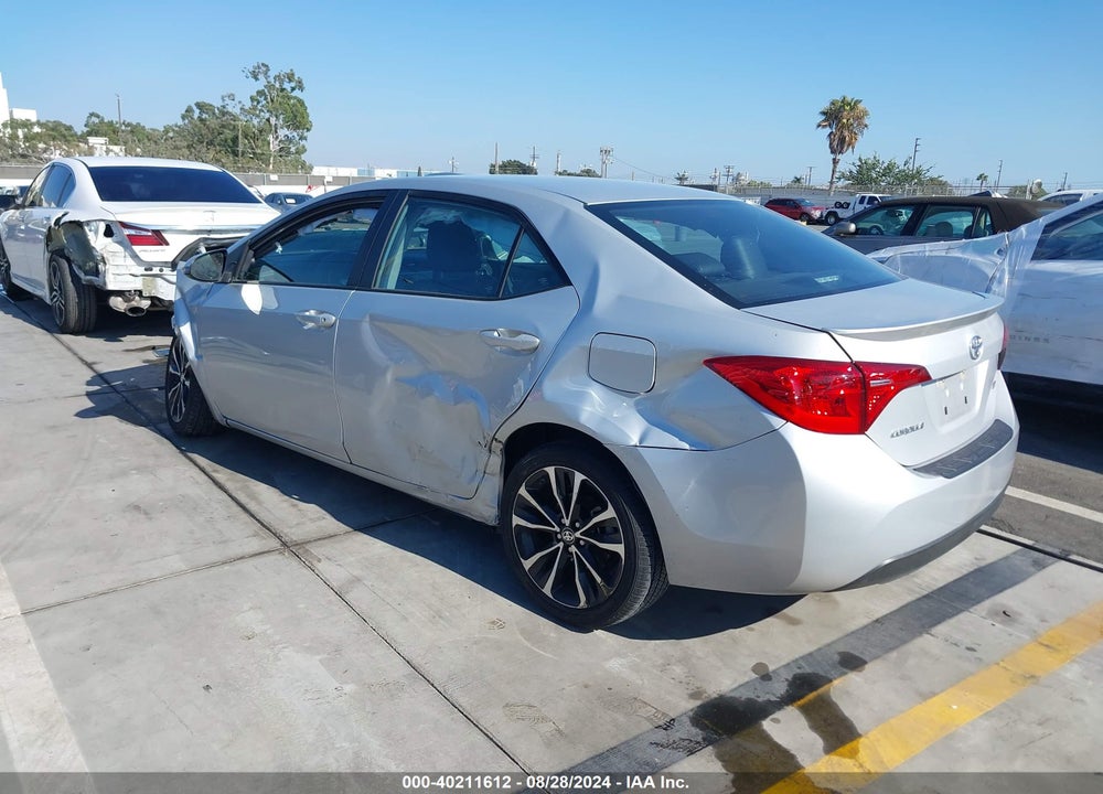 2019 TOYOTA COROLLA SE VIN: 2T1BURHE4KC136934