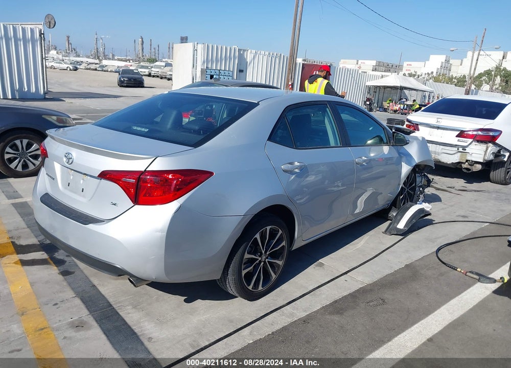 2019 TOYOTA COROLLA SE VIN: 2T1BURHE4KC136934