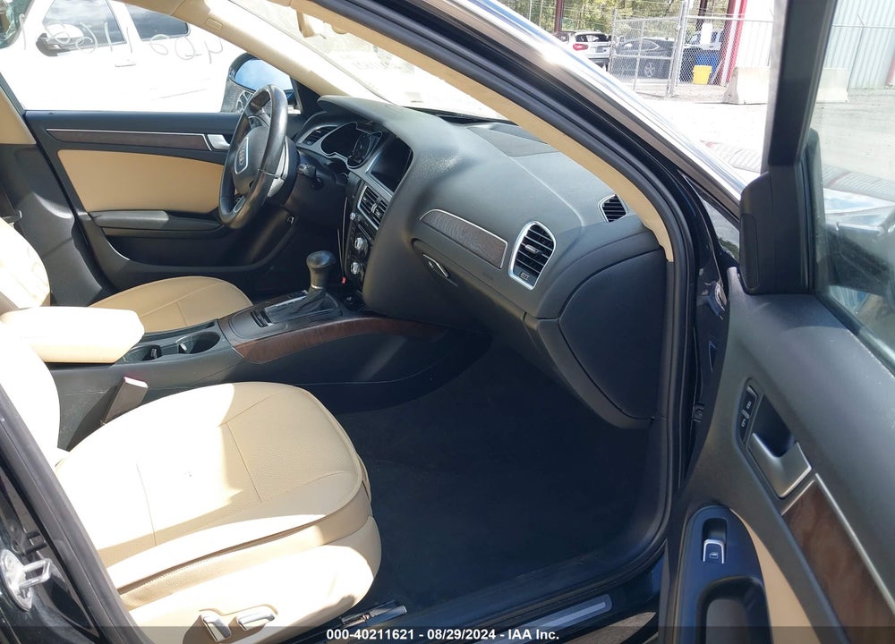 2013 AUDI A4 2.0T PREMIUM VIN: WAUAFAFLXDN025505