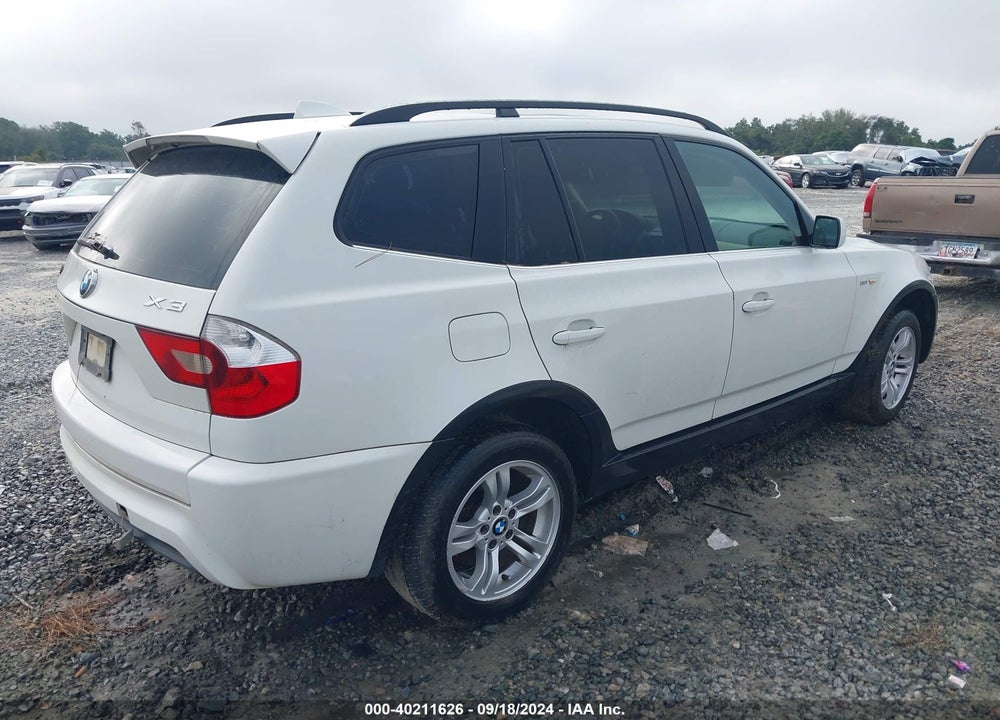 2006 BMW X3 3.0I VIN: WBXPA93436WG86917