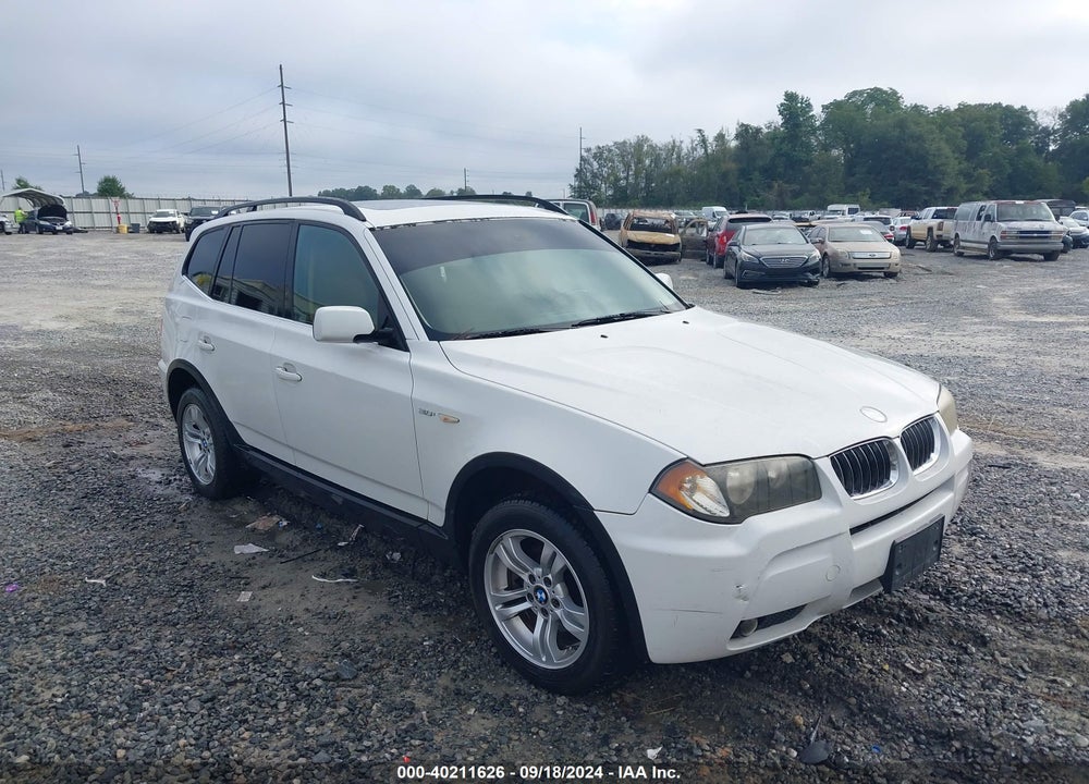 2006 BMW X3 3.0I VIN: WBXPA93436WG86917