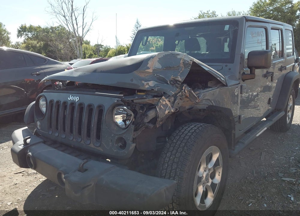 2015 JEEP WRANGLER UNLIMITED SPORT VIN: 1C4BJWDG8FL712490