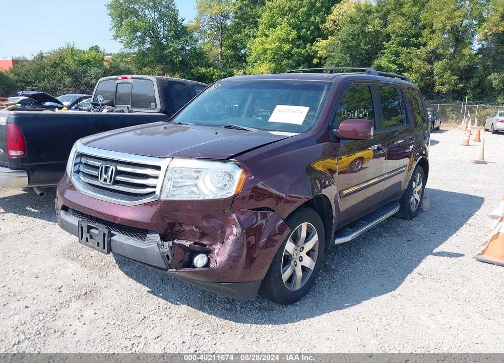 2015 HONDA PILOT TOURING VIN: 5FNYF4H99FB005719
