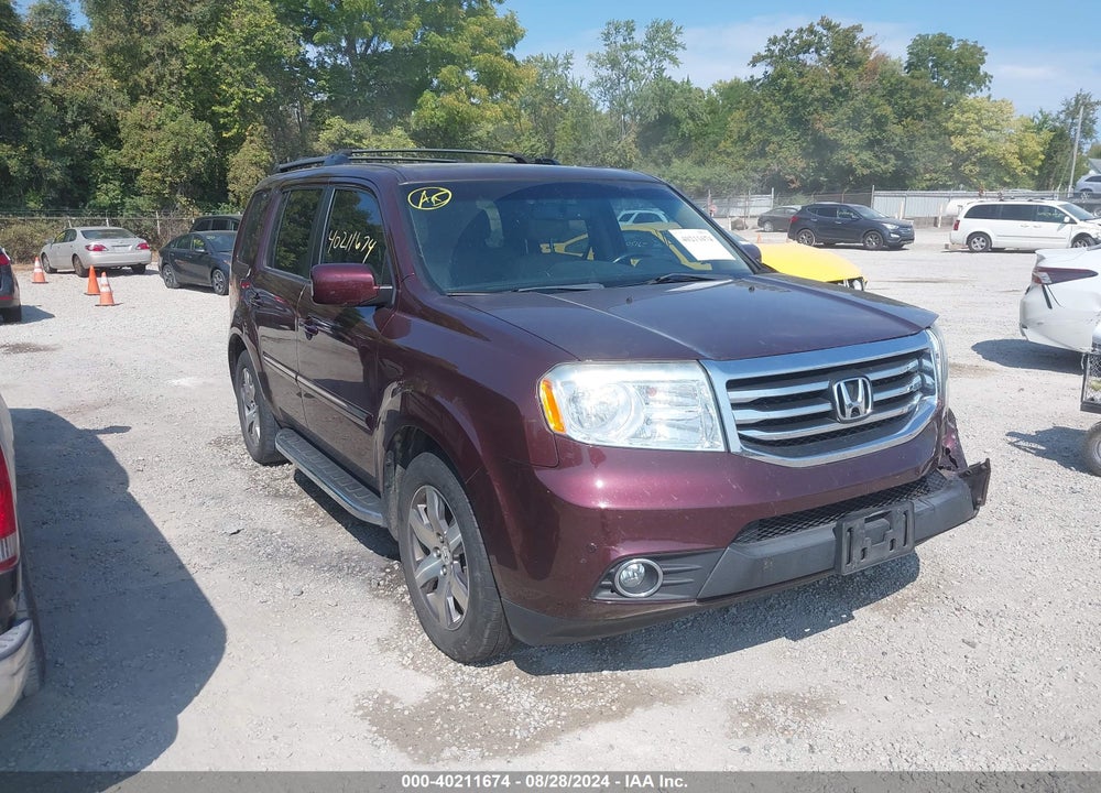 2015 HONDA PILOT TOURING VIN: 5FNYF4H99FB005719