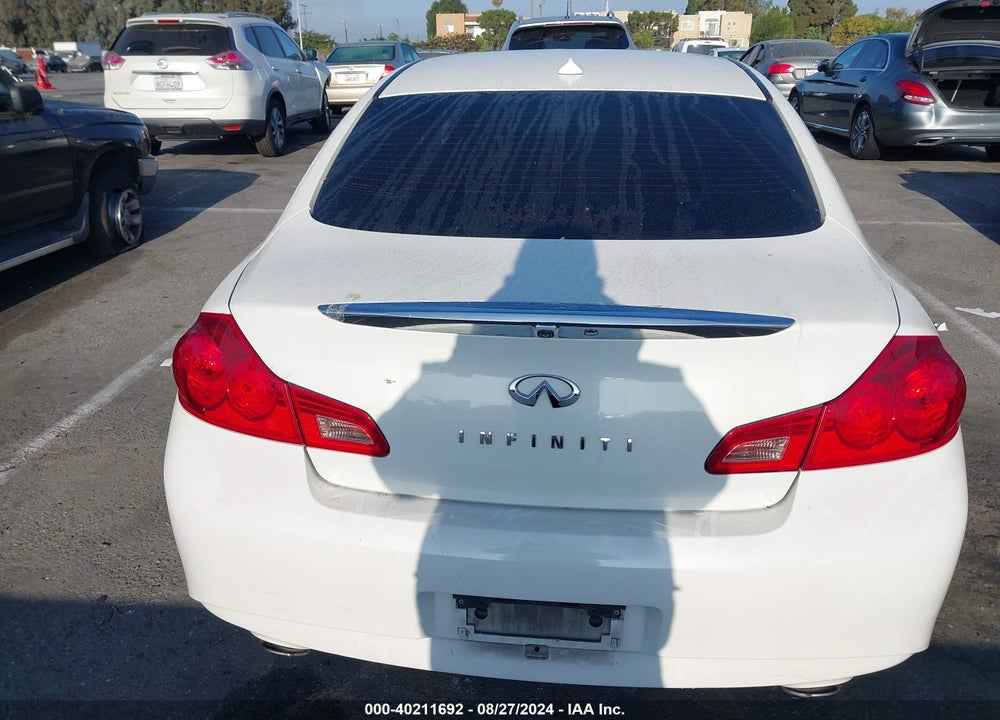 2012 INFINITI G25 JOURNEY VIN: JN1DV6AP9CM813015
