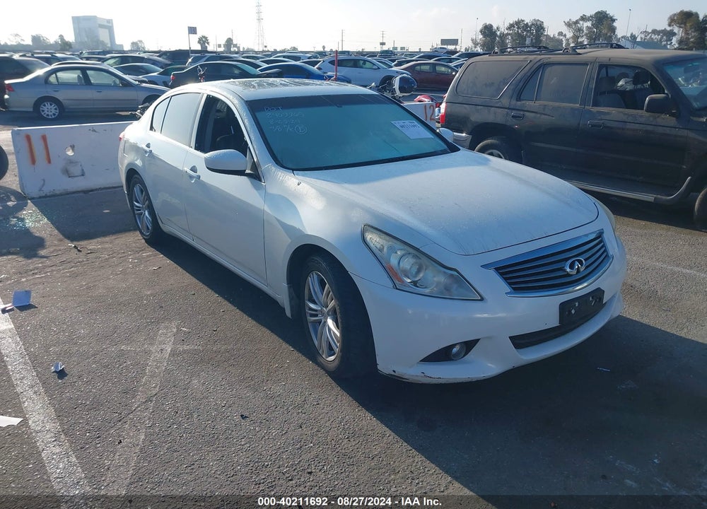 2012 INFINITI G25 JOURNEY VIN: JN1DV6AP9CM813015