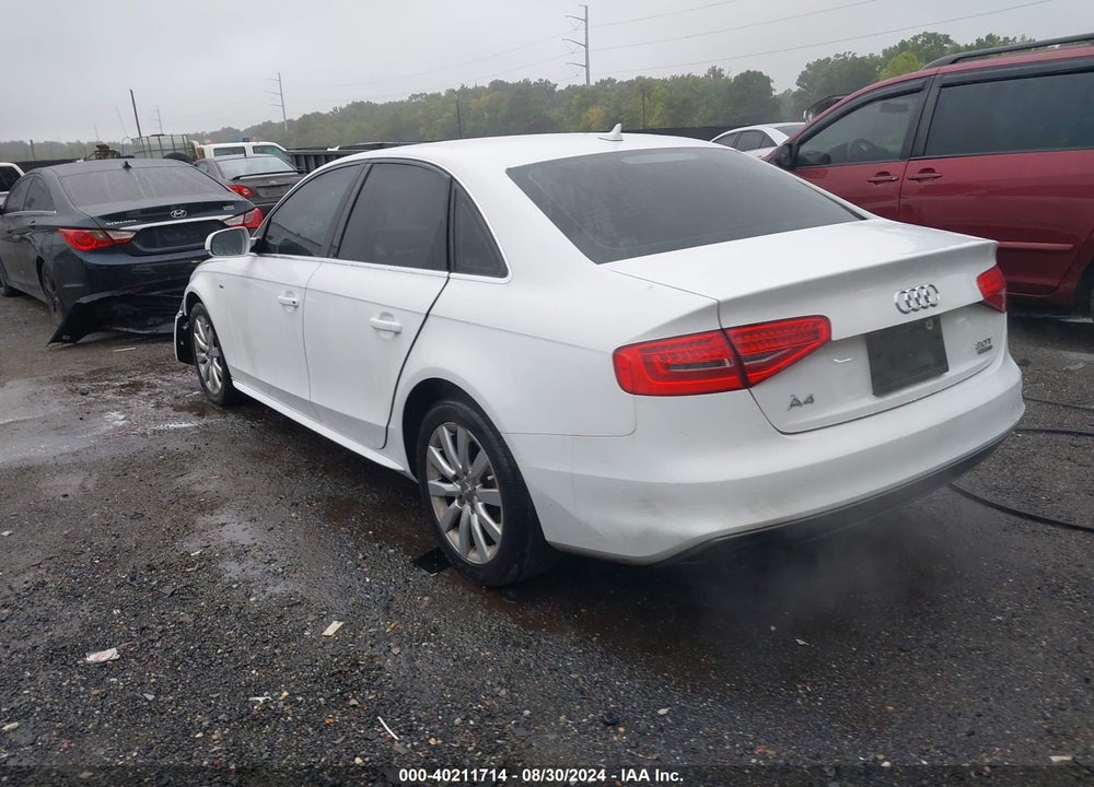 2015 AUDI A4 VIN: WAUBFAFL4FN036491