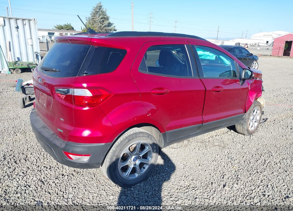 2018 FORD ECOSPORT SE VIN: MAJ3P1TE9JC178999