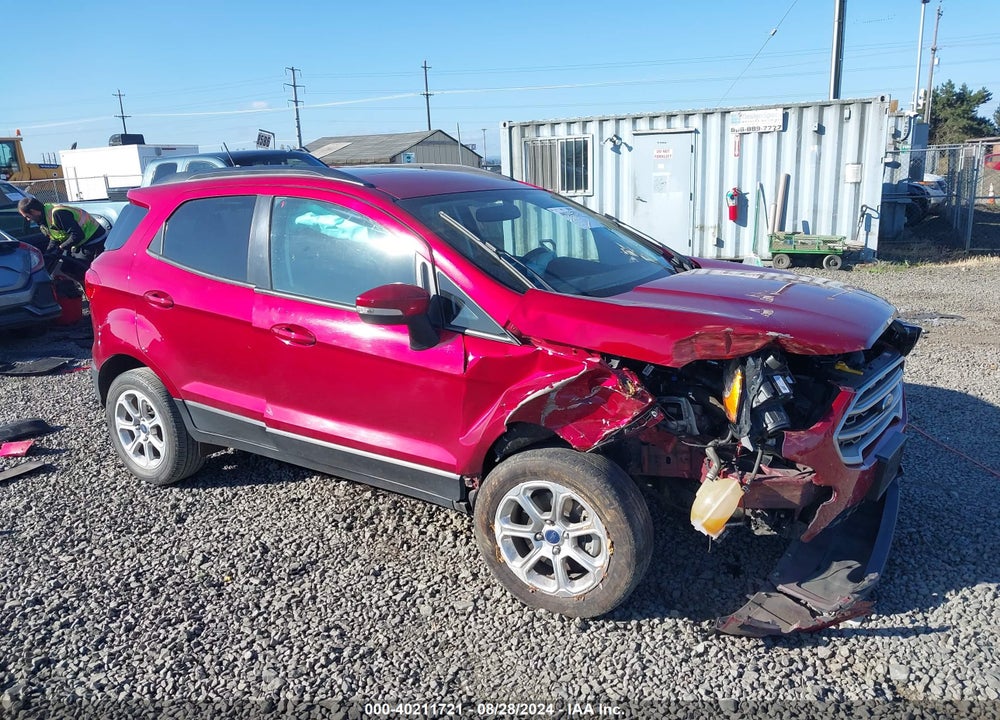 2018 FORD ECOSPORT SE VIN: MAJ3P1TE9JC178999