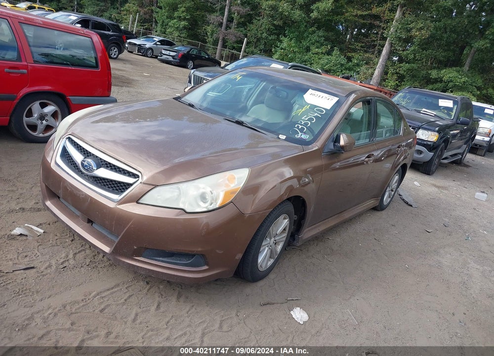 2011 SUBARU LEGACY 2.5I PREMIUM VIN: 4S3BMBG65B3233540