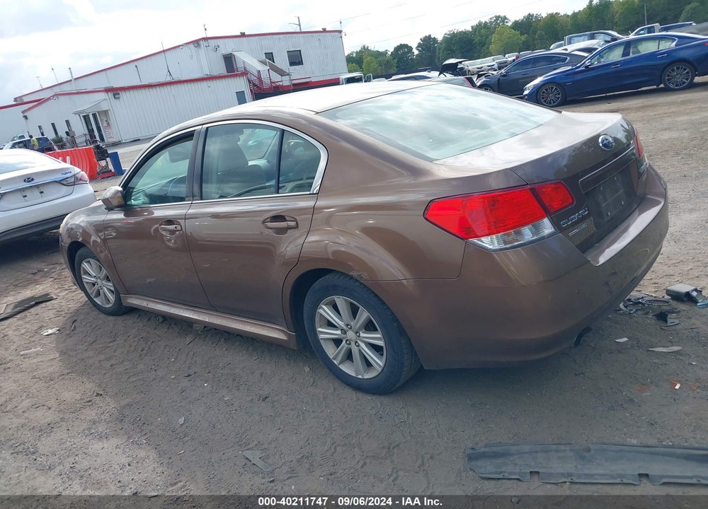 2011 SUBARU LEGACY 2.5I PREMIUM VIN: 4S3BMBG65B3233540