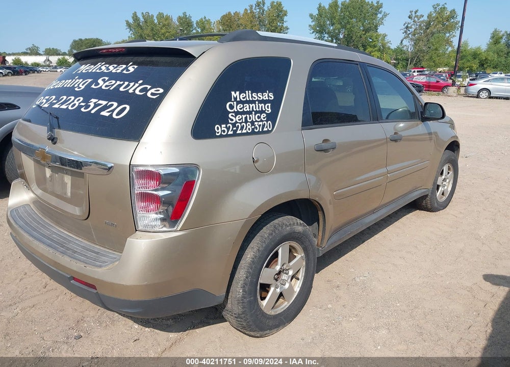 2007 CHEVROLET EQUINOX LS VIN: 2CNDL23F576231042