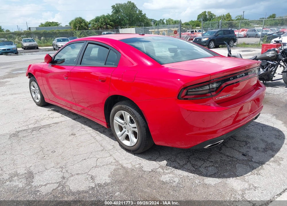 2022 DODGE CHARGER SXT RWD VIN: 2C3CDXBG2NH212863